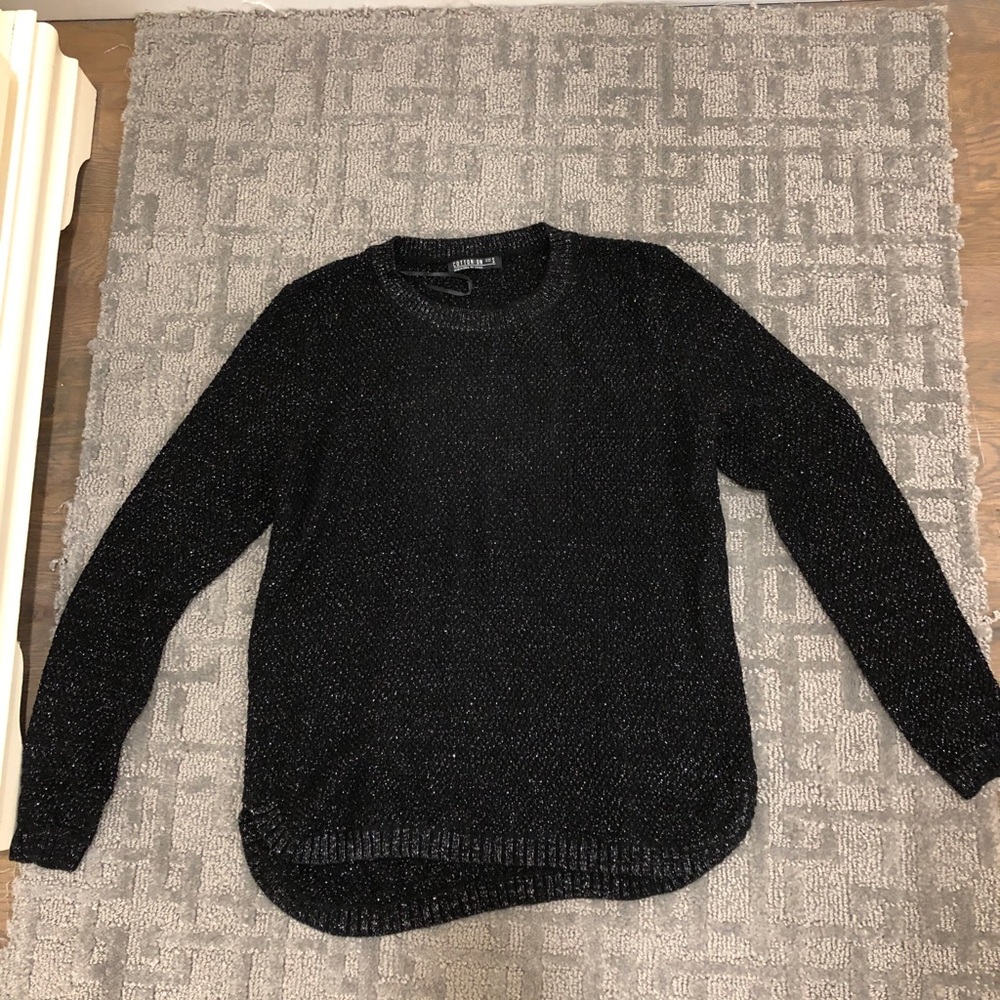Black sparkly sweater